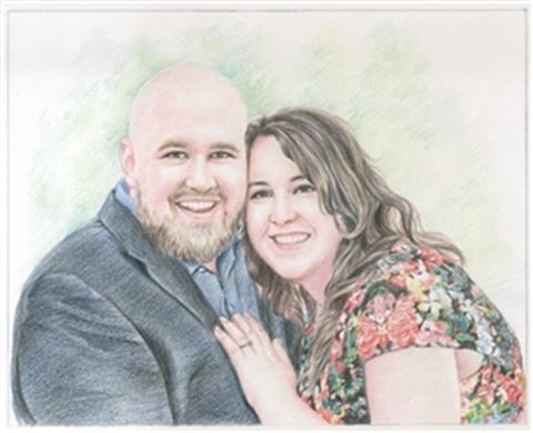 Hand Drawn Colored Pencil Portraits from Photos | Colored Pencil Drawings from Photos