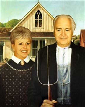 Personalized American Gothic Masterpiece from Photos