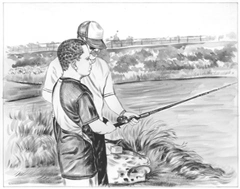 Hand Painted Ink Rendering Portraits from Photos