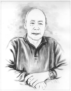 Hand Painted Ink Rendering Portraits from Photos