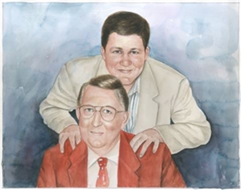Hand-Painted Watercolor Portraits from Photos | Custom Watercolor Painting from Photo