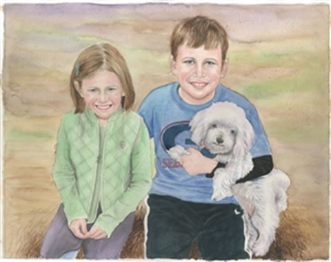 Hand-Painted Watercolor Portraits from Photos | Custom Watercolor Painting from Photo