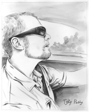Hand Painted Ink Rendering Portraits from Photos