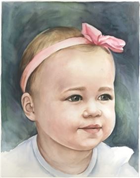 Hand-Painted Watercolor Portraits from Photos | Custom Watercolor Painting from Photo