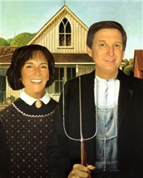 Personalized American Gothic Masterpiece from Photos