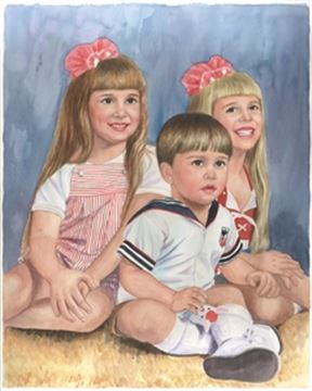 Hand-Painted Watercolor Portraits from Photos | Custom Watercolor Painting from Photo