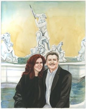 Hand-Painted Watercolor Portraits from Photos | Custom Watercolor Painting from Photo