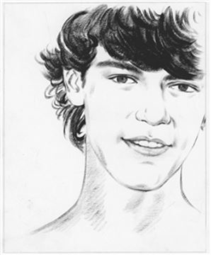 Hand Painted Ink Rendering Portraits from Photos