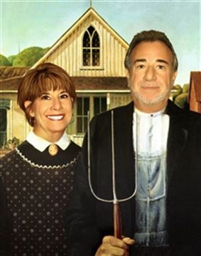 Personalized American Gothic Masterpiece from Photos
