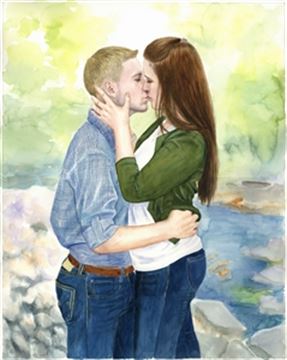 Hand-Painted Watercolor Portraits from Photos | Custom Watercolor Painting from Photo