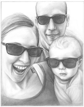 Hand Drawn Pencil Portraits from Photos | Pencil Portrait Drawing | Pencil Sketch Artists