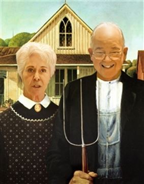 Personalized American Gothic Masterpiece from Photos