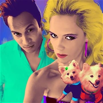 1 Panel Pop Art Portraits from Photos