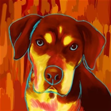 1 Panel Pop Art Portraits from Photos