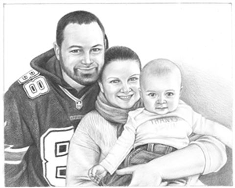 Hand Drawn Pencil Portraits from Photos | Pencil Portrait Drawing | Pencil Sketch Artists