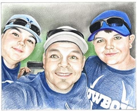 Hand Drawn Colored Pencil Portraits from Photos | Colored Pencil Drawings from Photos
