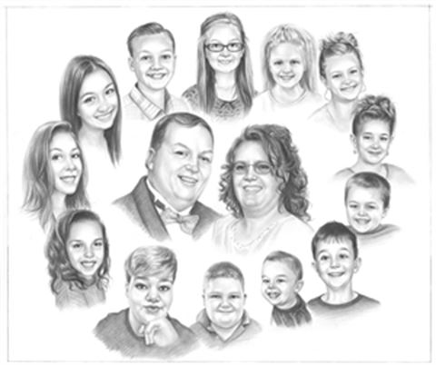 Hand Drawn Pencil Portraits from Photos | Pencil Portrait Drawing | Pencil Sketch Artists