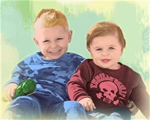 1 Panel Pop Art Portraits from Photos