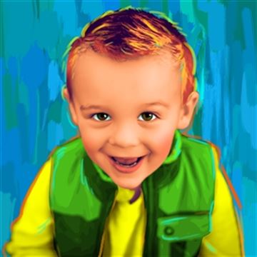 1 Panel Pop Art Portraits from Photos