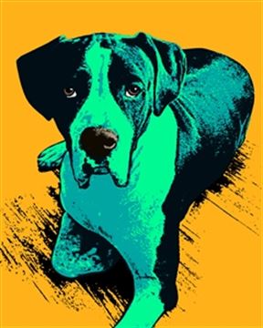 1 Panel Pop Art Portraits from Photos