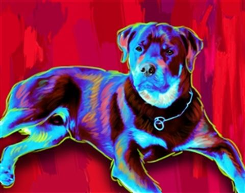 1 Panel Pop Art Portraits from Photos
