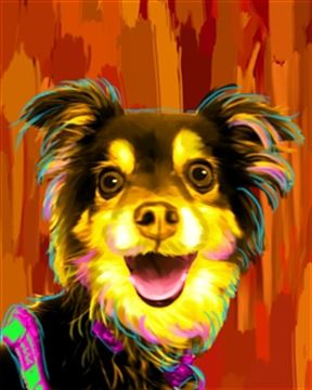 1 Panel Pop Art Portraits from Photos