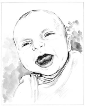 Hand Painted Ink Rendering Portraits from Photos