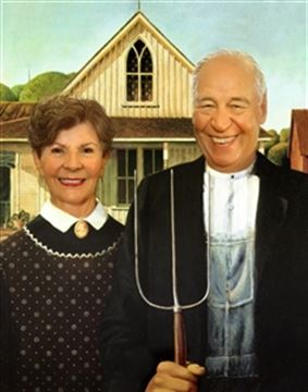 Personalized American Gothic Masterpiece from Photos