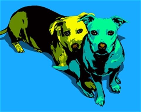 1 Panel Pop Art Portraits from Photos