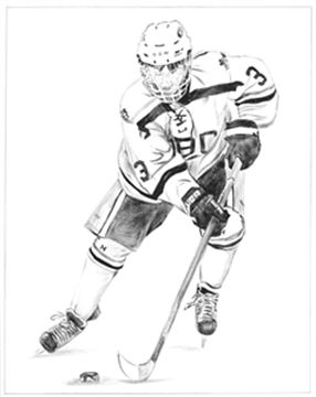 Hand Painted Ink Rendering Portraits from Photos