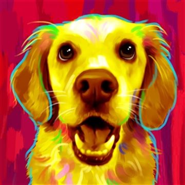 1 Panel Pop Art Portraits from Photos