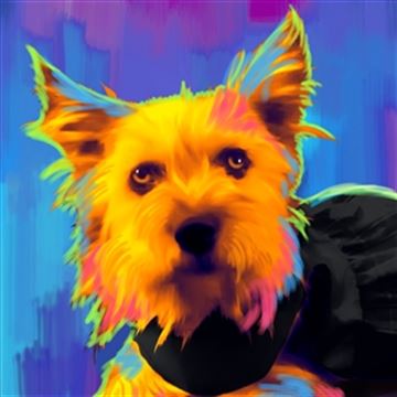 1 Panel Pop Art Portraits from Photos