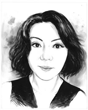 Hand Painted Ink Rendering Portraits from Photos