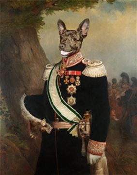 Custom Royal Portrait and Masterpiece Prince Emil from Photo