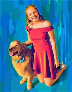 1 Panel Pop Art Portraits from Photos