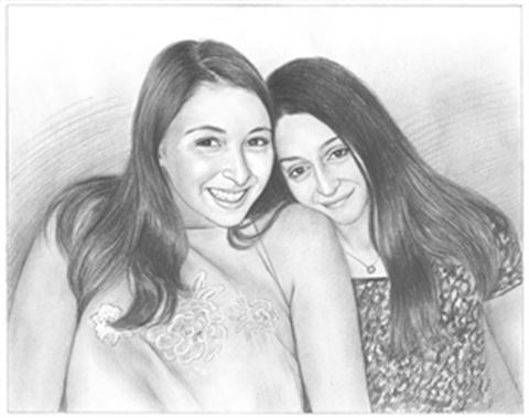 Hand Drawn Pencil Portraits from Photos | Pencil Portrait Drawing | Pencil Sketch Artists