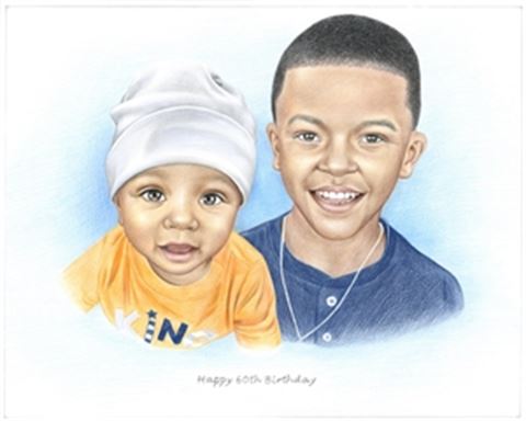Hand Drawn Colored Pencil Portraits from Photos | Colored Pencil Drawings from Photos