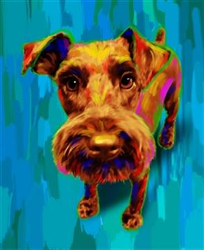 1 Panel Pop Art Portraits from Photos