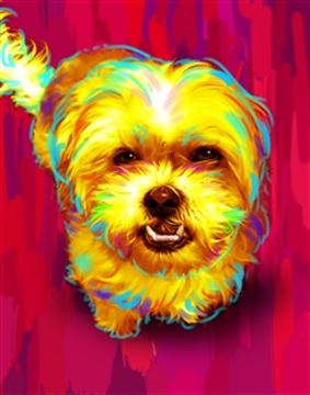 1 Panel Pop Art Portraits from Photos