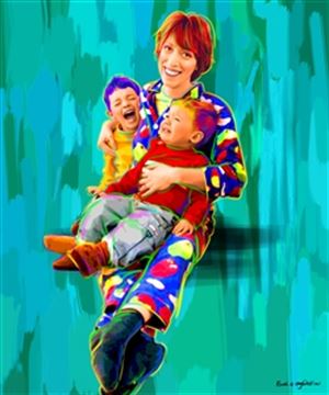 1 Panel Pop Art Portraits from Photos
