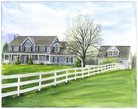 Hand-Painted Watercolor Portraits from Photos | Custom Watercolor Painting from Photo