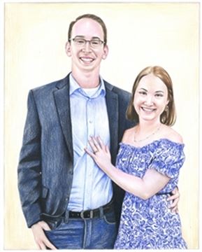 Hand Drawn Colored Pencil Portraits from Photos | Colored Pencil Drawings from Photos