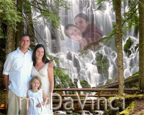 Waterfall Romance Fantasy from Photos