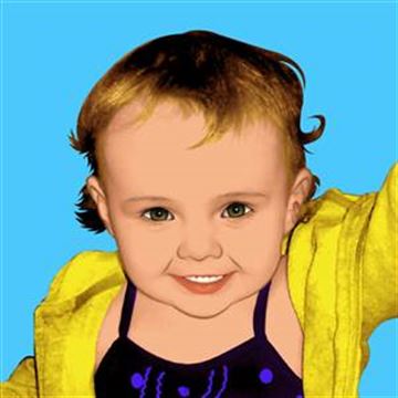 1 Panel Pop Art Portraits from Photos