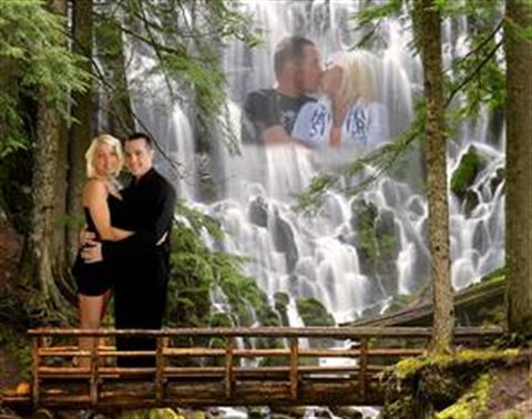 Waterfall Romance Fantasy from Photos