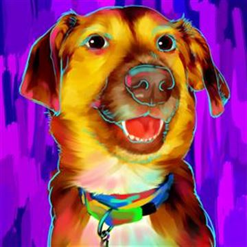 1 Panel Pop Art Portraits from Photos