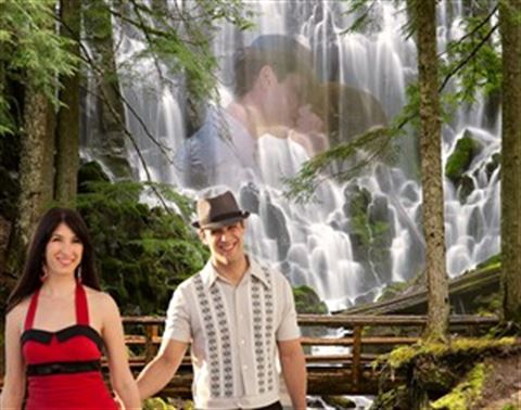 Waterfall Romance Fantasy from Photos