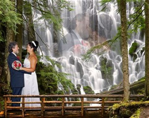Waterfall Romance Fantasy from Photos