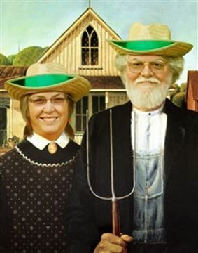 Personalized American Gothic Masterpiece from Photos