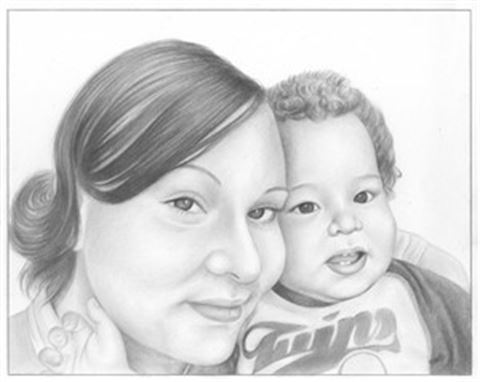 Hand Drawn Pencil Portraits from Photos | Pencil Portrait Drawing | Pencil Sketch Artists